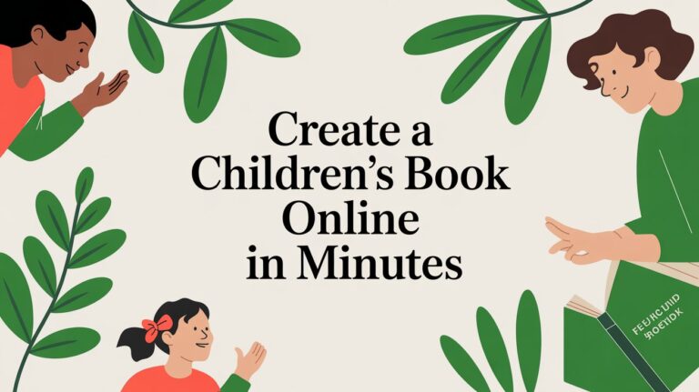 Create a Children’s Book Online in Minutes