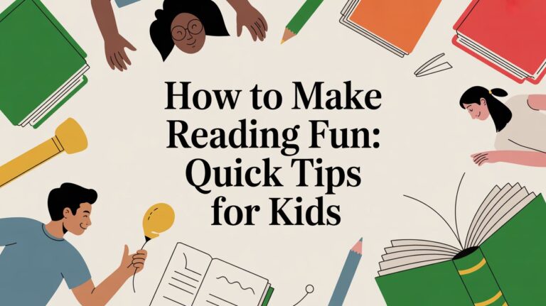 how to make reading fun: quick tips for kids