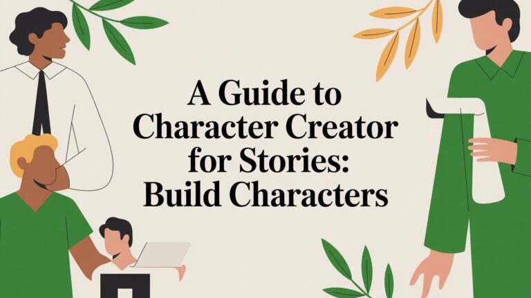 A Guide to character creator for stories: Build Characters