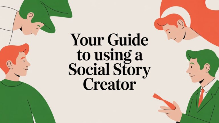 Your Guide to Using a Social Story Creator