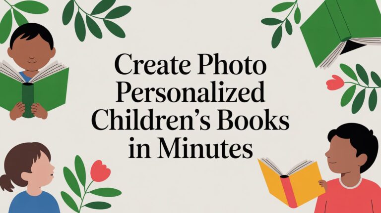 Create Photo Personalized Children’s Books in Minutes
