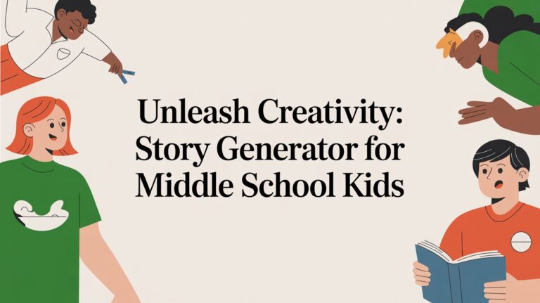Unleash Creativity: story generator for middle school kids