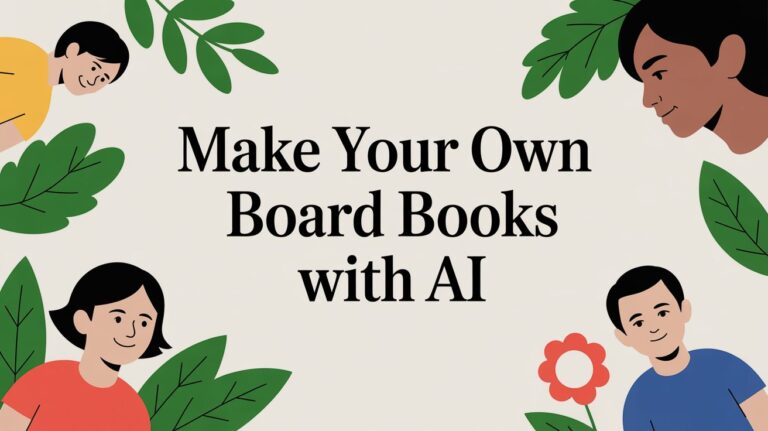 Make Your Own Board Books with AI