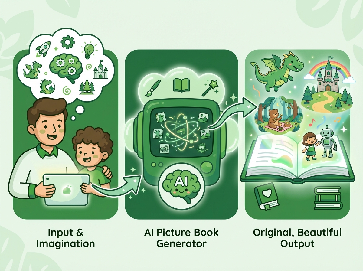Illustration for: AI Picture Book Generator