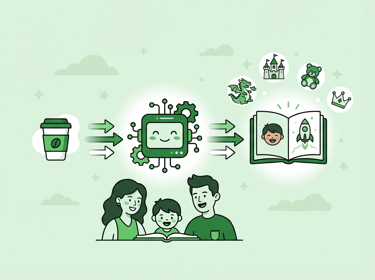 Illustration for: Your story. Powered by AI.