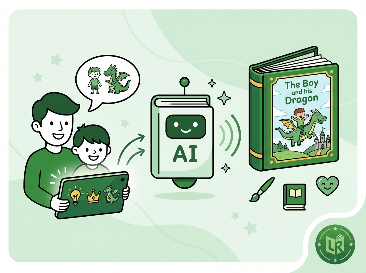 Illustration for: Bring Your Child's Story to Life with AI