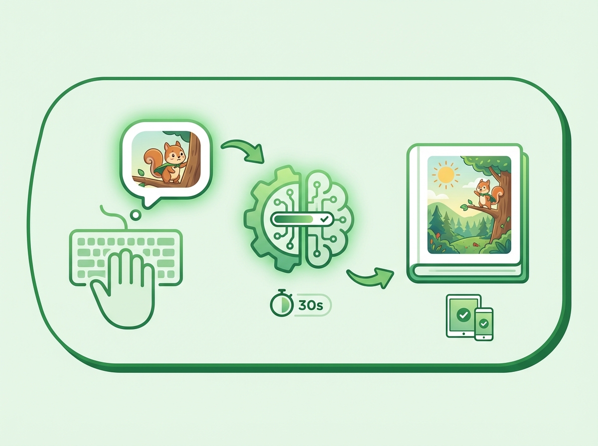 Illustration for: Create a Story from a Text Prompt