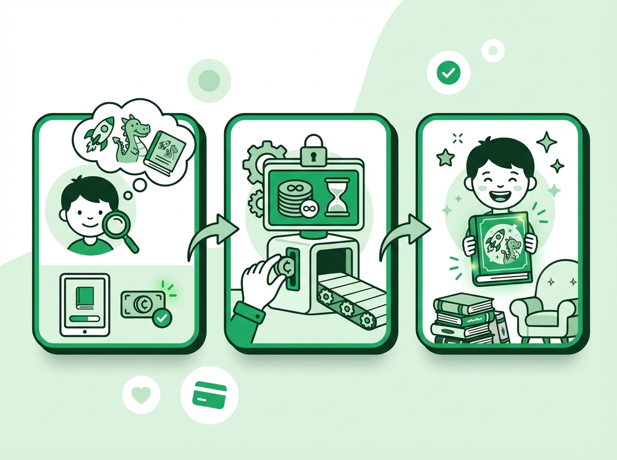 Illustration for: Your Child's Story in 3 Simple Steps