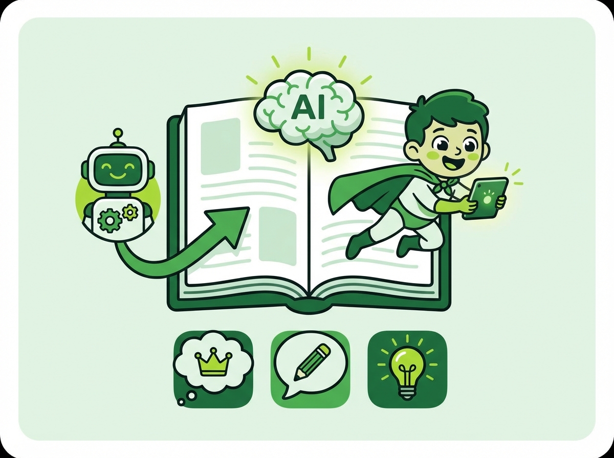 Illustration for: Your Story. Powered by AI.