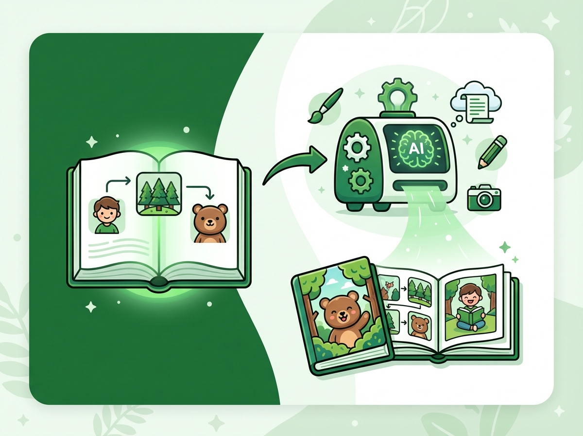 Illustration for: Children’s Book Illustration Generator