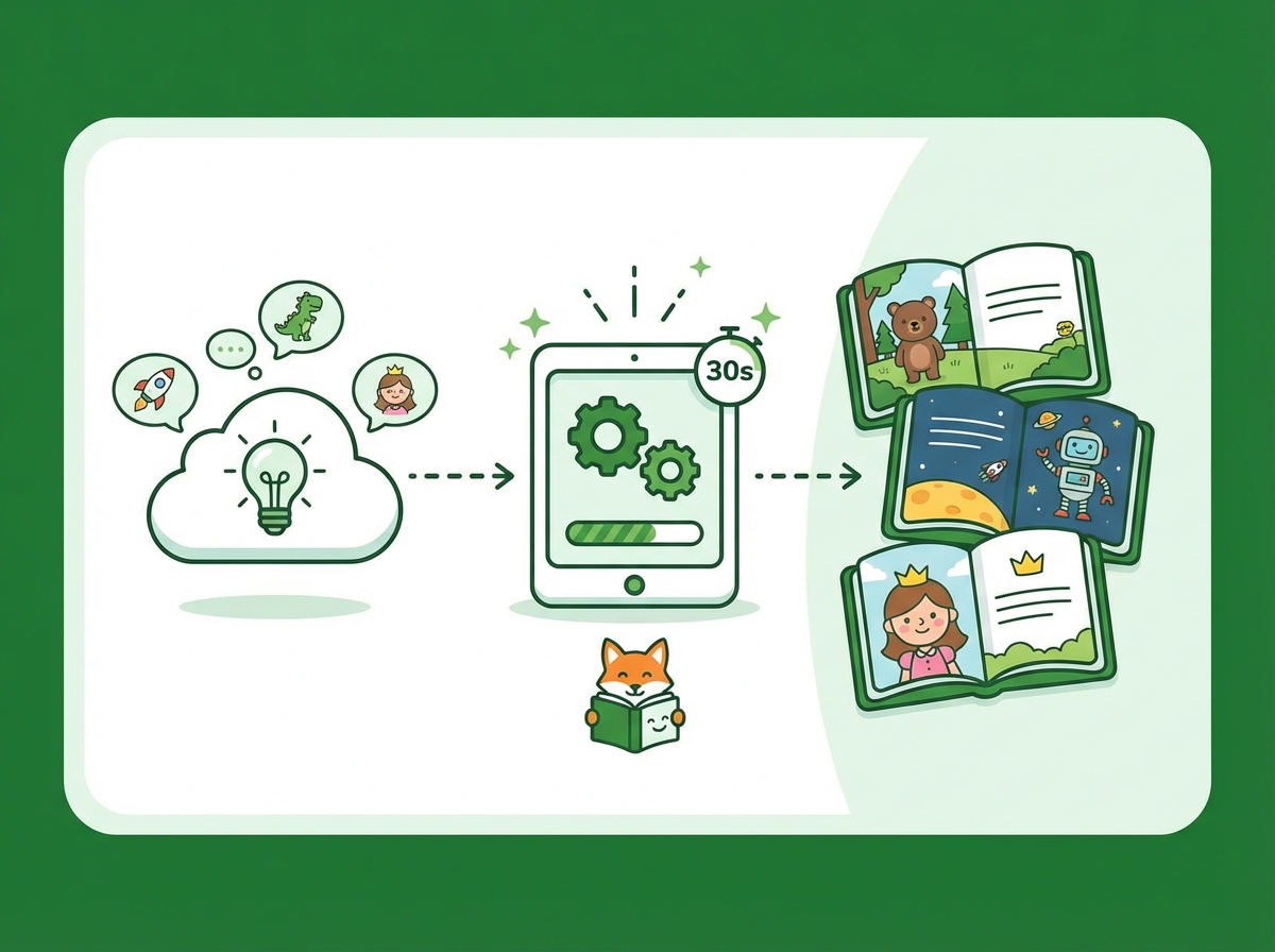 Illustration for: The Ultimate AI Story Generator for Custom Children's Books