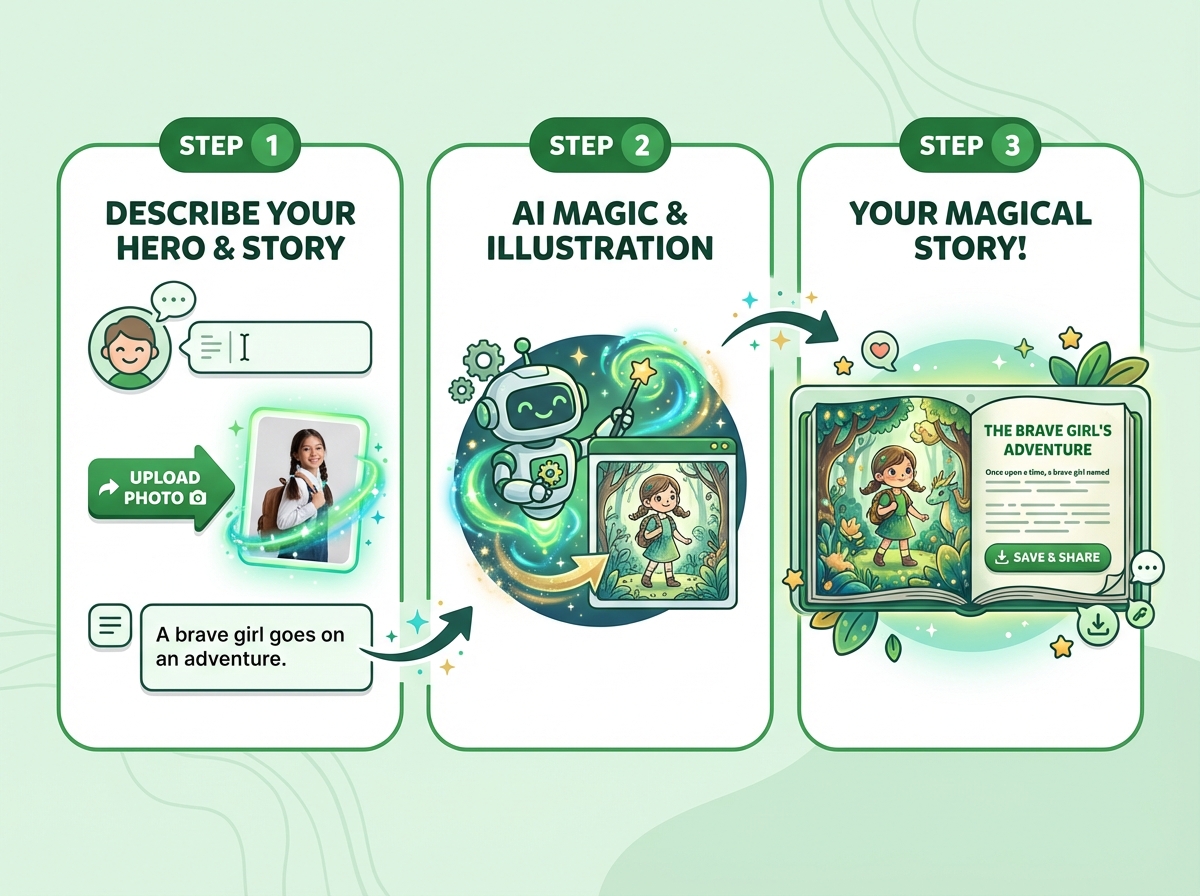 Illustration for: Create a Magical Story in 3 Simple Steps