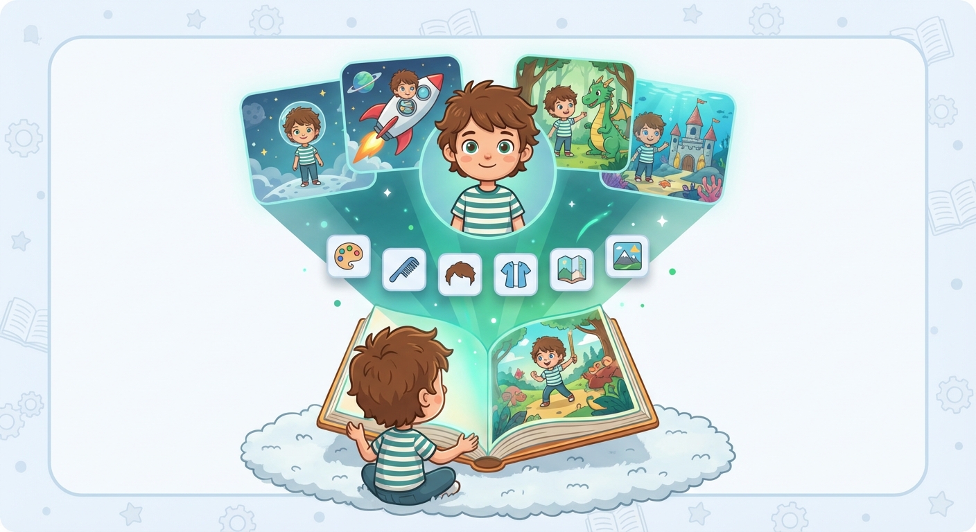 Illustration for: What Are Personalized Storybooks?