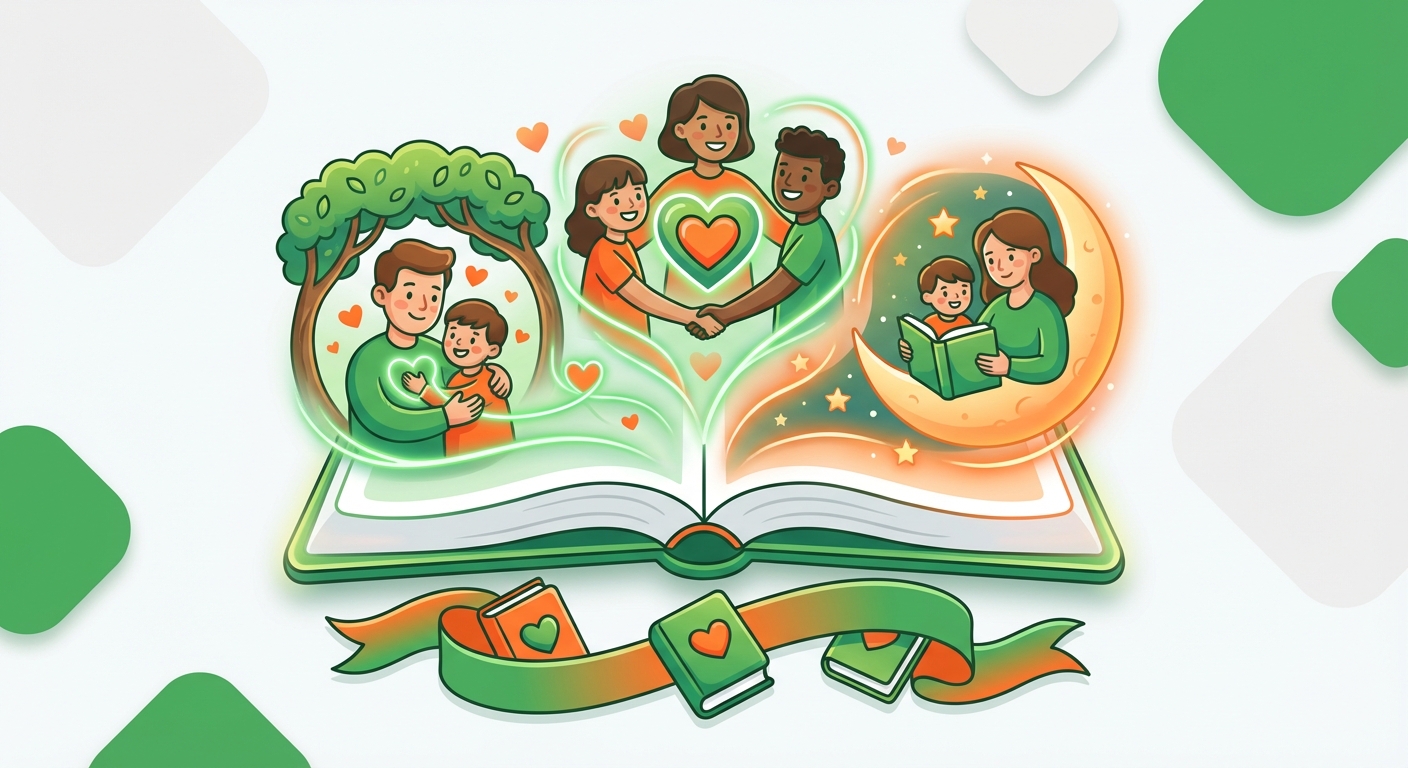 Illustration for: 4. Hooray Heroes: Celebrating Family Bonds