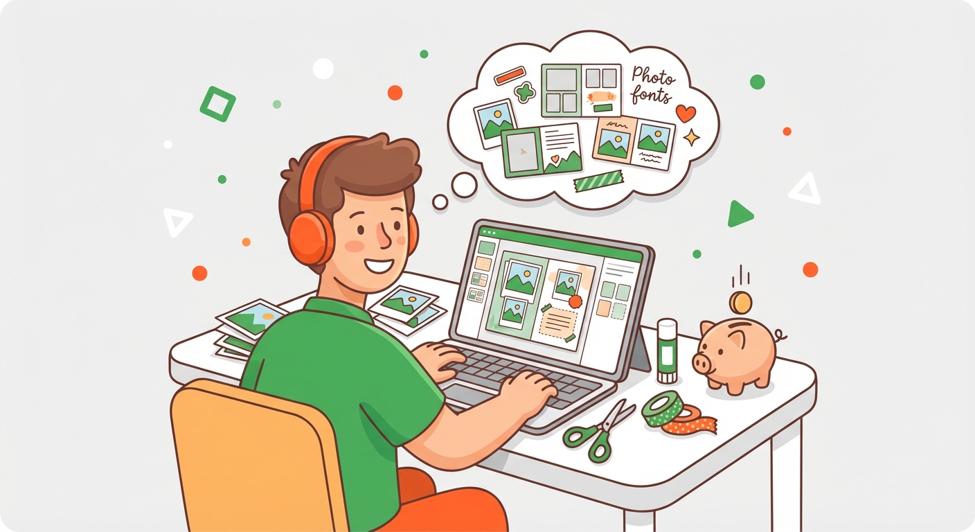 Illustration for: 5. DIY Photo Books: The Ultimate in Personalization and Affordability