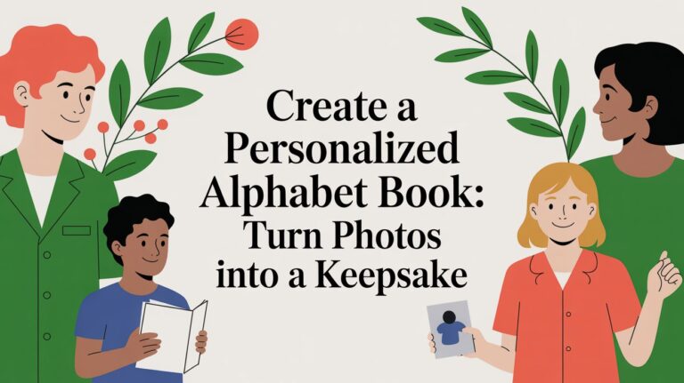 Create a personalized alphabet book: Turn photos into a keepsake