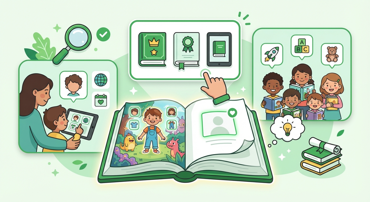 Comparing personalized book services for kids