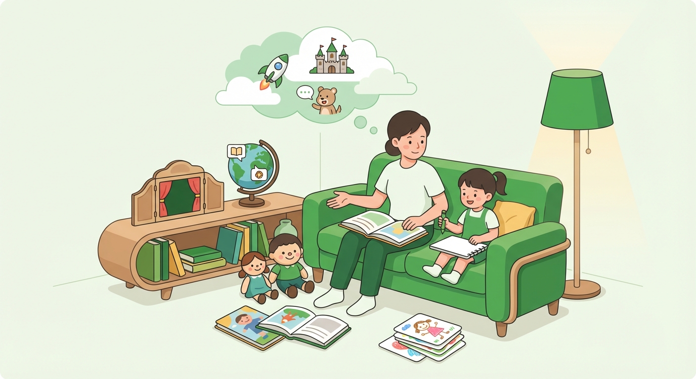 Illustration for: Step 1: Cultivate a Story-Rich Environment