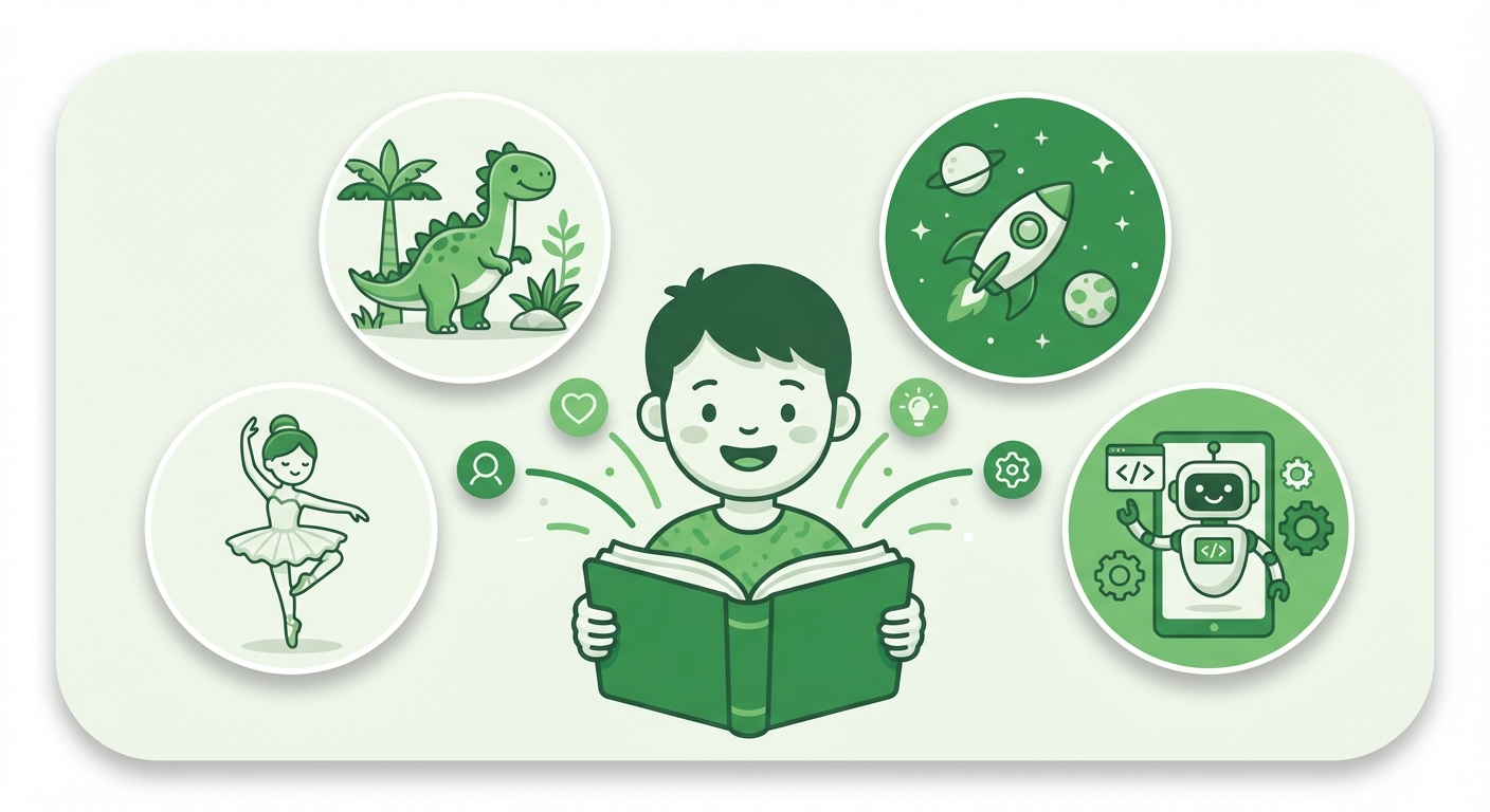 Illustration for: Step 2: Follow Their Interests and Passions