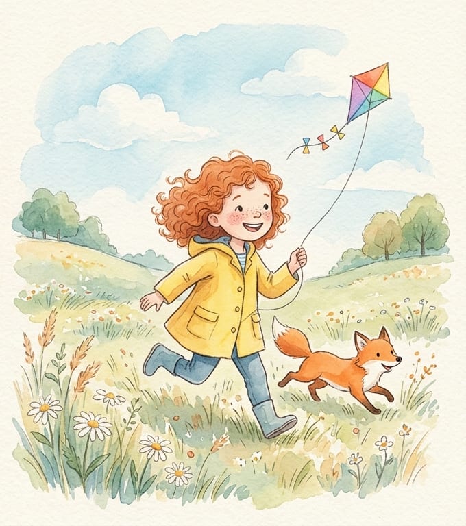The illustrated page made from the photo