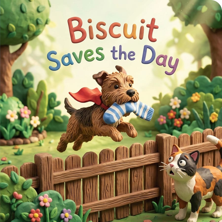 Sample cover of a personalized pets storybook