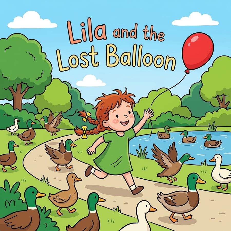 Sample cover of a personalized preschool books storybook