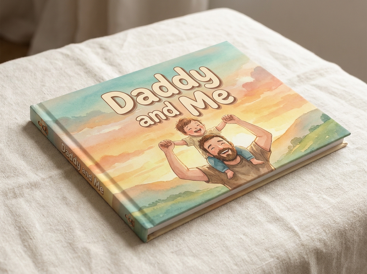 Personalized Father's Day hardback storybook — Daddy and Me