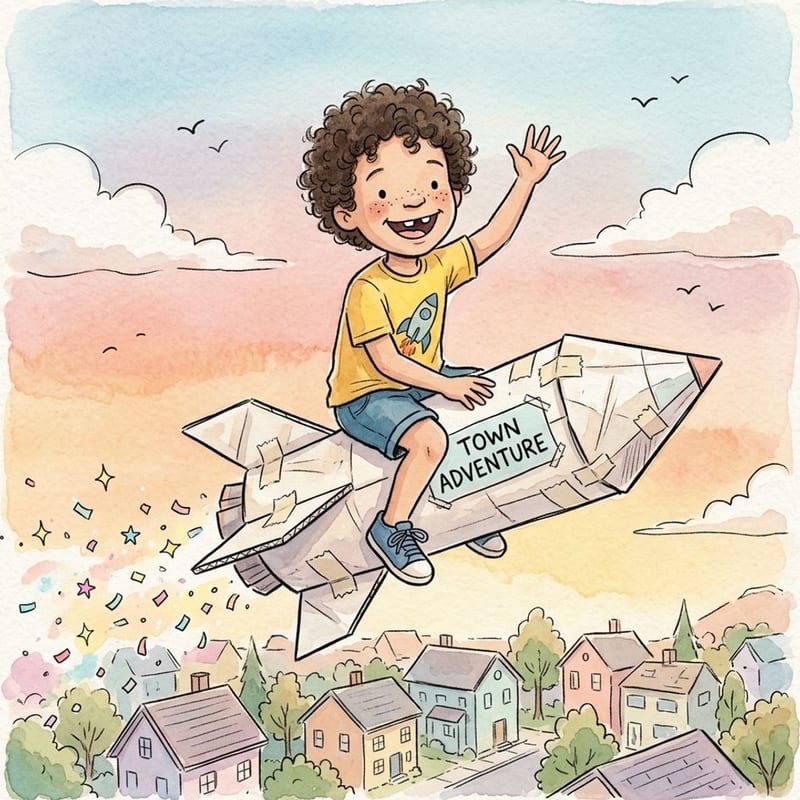Watercolor illustration style sample